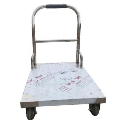 China High Quality Capacity Steel Trolley Cake Tray Cart Stainless Steel Pie Strong Carrier Plate Car for sale