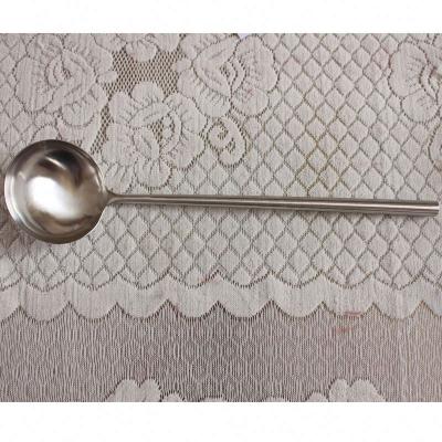 China Sustainable Stainless Steel Kitchen Utensils Cooking Tools Ladle Slotted Soup Spoon Kitchen Appliances / Soup Ladle for sale