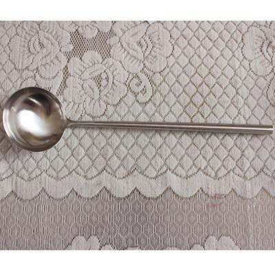 China Durable Modern High Quality Kitchen Utensils Stainless Steel Soup Pouch Soup Spoon Handle Comfortable Non-slip Design for sale