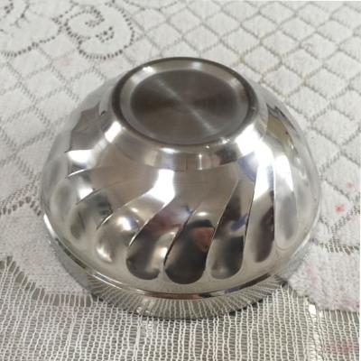 China Sustainable Deep Vegetable Salad Cutter Stainless Steel Bowl for sale