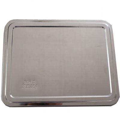 China Viable Factory School Hospital Stainless Steel Fast Food Mess Tray Cheap 5 Compartment Divided Bowl Dinner Dish Bowl for sale