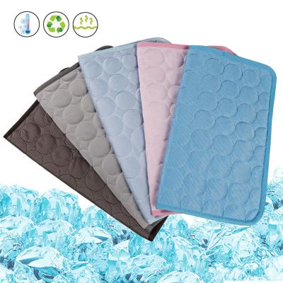 China Pet Cool Cooling Mat Covering Travel Summer Machine Washable Dog Self Protection for sale