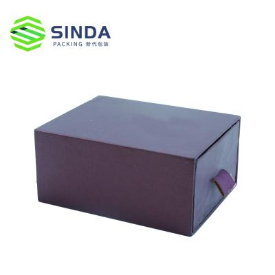 China Recycled Materials China Factory Custom Gift Packaging Jewelry Ring Box Printed Logo for sale