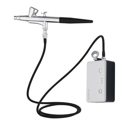 China 519 high quality professional hot sale 0.4mm airbrush mini airbrush kit with air compressor for cake decorating AF200-136 for sale