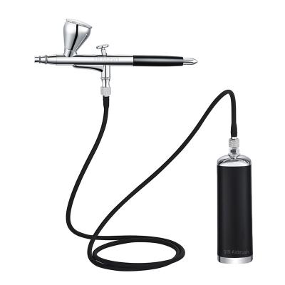 China Wireless 519 Airbrush Facial Massager Spray Nail Makeup Cake Air Kit Brush Airbrush Compressor Machine For Hair Stylist AF90-3B for sale