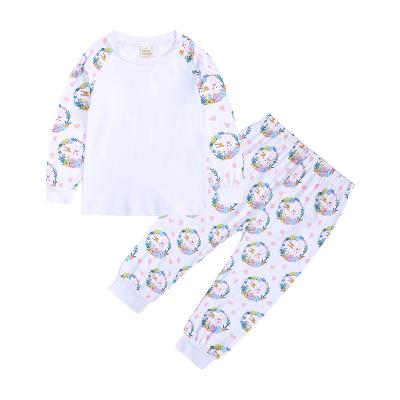 China Enssy QUICK DRY cotton pajamas 2022 spring and autumn baby boy and girls 95%polyester Easter children's place for sale