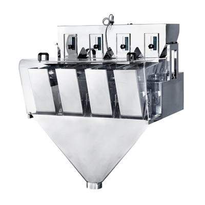 China Nut Weighing Machine Candies Scale Linear Weigher SK-LH4L3.0 for sale