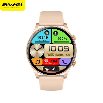 China Touch Screen Awei Waterproof Ip67 Sport Amoled Smart Watch For Women Men Bt5.2 Fitness 1.43 