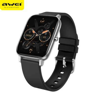 China Touch Screen Awei Smart Watch 1.69 Inch Ip67 Waterproof Bt Call H6 Best Selling 180Mah Ce/Fcc/Rohs Heart Rate/Blood Pressure Smartwatch for sale