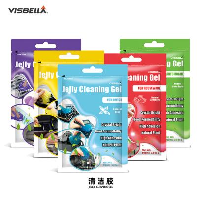 China COMPUTER keyboard dust cleaning gel for car gel cleaner car magic sticky flock car cleaning glue gel for sale