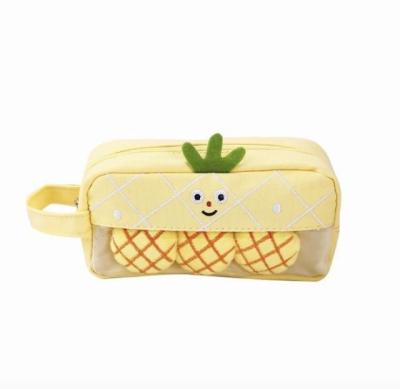 China Gift Primary and Secondary School Cartoon Plush Pencil Bag Pencil Box Junior High School Stationery Box for sale