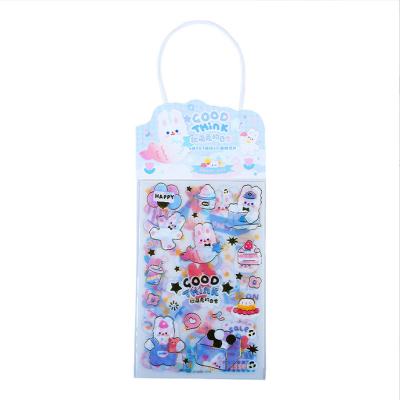 China Decorative Sticker Cute cartoon PET Kids Planner stickers DIY decorative stickers Cartoon tote bag account sticker set for sale