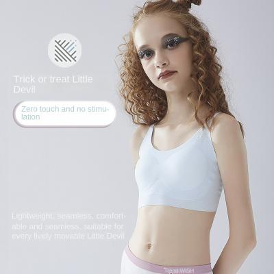 China Antibacterial OEM Customized Girl's Developmental Sling Modal Comfortable Rimless Rimless Student Underwear Female for sale