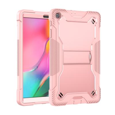 China Rugged Shockproof Fast Shipping 3 in 1 Full Cover Heavy Duty Shockproof Kickstand ISK Armor Tablet Case For Samsung Tab A 10.1 Inch Tablet Cover for sale