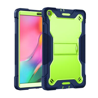 China Rugged Shockproof Scratch Resistand Raised Bezels Multifunctional Rugged Kickstand Tablet Case For Samsung Galaxy Tab A 10.1 2019 Tablet Case for sale