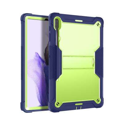 China Rugged Shockproof China Factory Ready To Ship 3 Layers Scratch Resistance Cover Tablets Case For Samsung Galaxy Tab S7 Fe S7 Plus Cover for sale