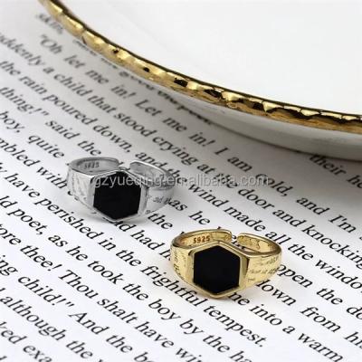 China No Fade Wholesale Rings CZ Trendy Trendy Zircon 925 Sterling Silver Real Zircon for sale