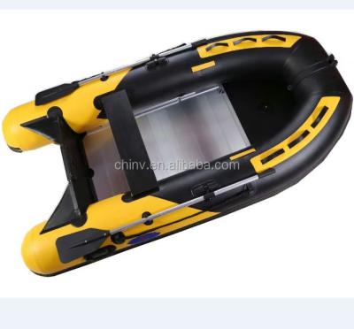 China Cheap PVC Aluminum Floor Inflatable Boat And Sport Inflatable Boat for sale