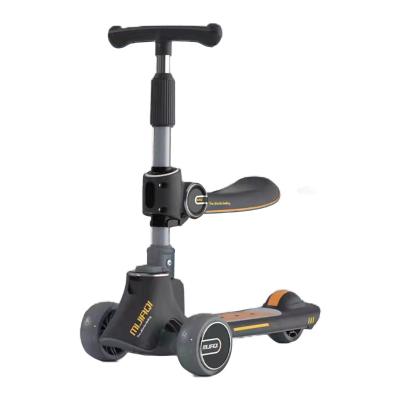 China Hot Selling Collapse Kids Outdoor Sports Scooter With Seat Birthday Gift Set One-Key Demountable Kick Scooter for sale