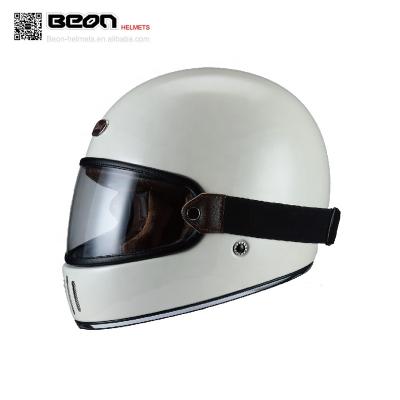 China Retro B-510 Classic Fiberglass Shell Retro Full Face Helmet for sale