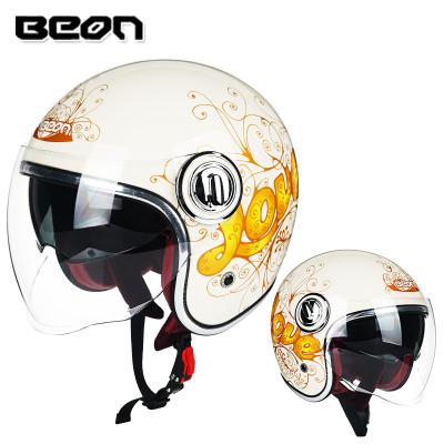 China Fasional BEON Motorcycle Helmets B-108A Open Face Helmet With Double Sun Visor, EEC Certification Approved, for sale