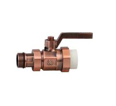 China General High Quality Brass Ball Valve With PPR Union 1