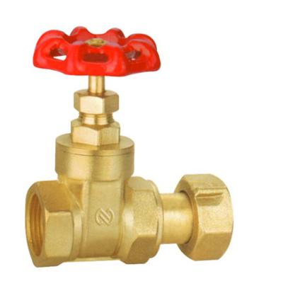 China 3/4 Inch General Brass Gate Valve With Union For Water Meter for sale