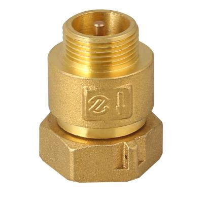 China General Brass Spring Check Valve With Union For Water Meter 1/2