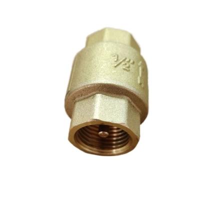 China General 1/2 Inch Brass Spring Loaded Check Valve With Brass Core for sale