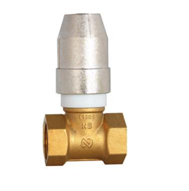 China General 3/4 Inch 1 Inch Magnetic Locking Brass Stop Valve for sale