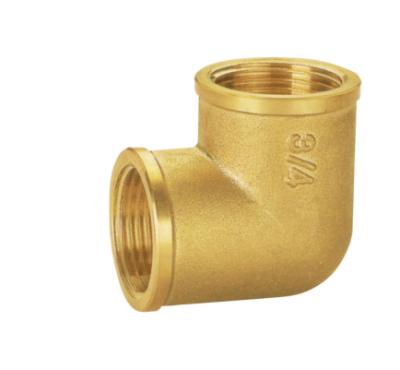 China Brass 1/2 Inch 90 Degree Female Brass Elbow for sale