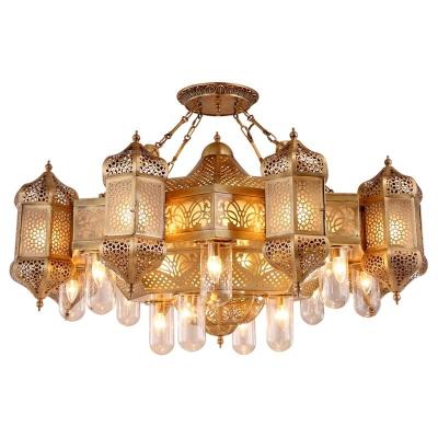 China Decorative Handmade Copper Chandelier Lighting Copper Light Chandelier for sale