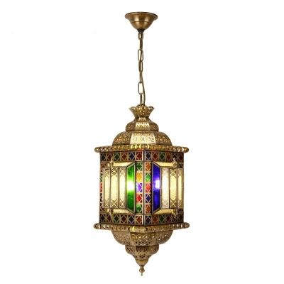 China Creative Ethnic Vintage Copper Chandelier With Copper Body 180° Beam Angle for sale