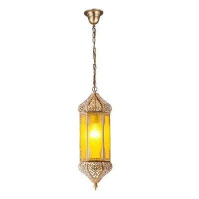 China Handmade LED Copper Hanging Pendant Lights Arab Muslim Style Lighting Decoration for sale