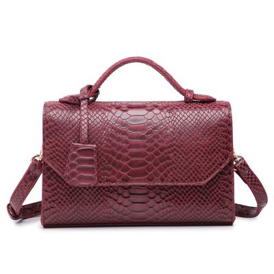 China 2021 New Fashion Good Quality Attractive Women Bags Snakeskin Ostrich Suitcase Bags Luxury Shoulder Bag for sale