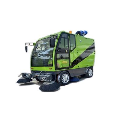 China Other Latest Technology Factory Price Electric Low Speed ​​Four Wheel Road Garbage Truck Wash And Sweep Vehicle for sale