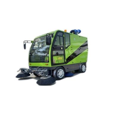 China Other Hot Sale Finely Processed Half Road Electric Low Speed ​​Four Wheel Cleaner Machine Wash And Sweep Vehicle for sale