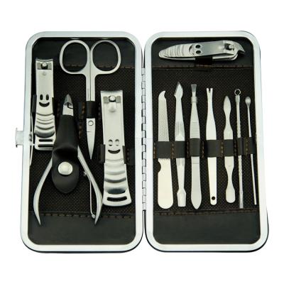 China Personal Care 12 Pcs Stainless Steel Nail Scissors Tweezers Clippers Nail Art Cutter Pedicure Manicure Tool Set for sale