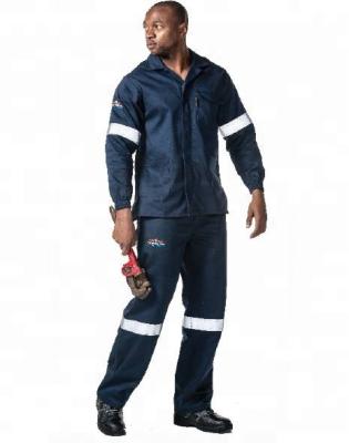 China Flame and Safety Welding Acid Resistant Flame Retardant Uniform Reflective Jacket and Pant for sale