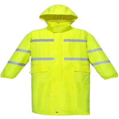 China Thoughtful Raincoat Long Body Raincoat Raincoat Rain Pants Set Hygiene Work Thick Outdoor Duty Rainproof Traffic Raincoat for sale