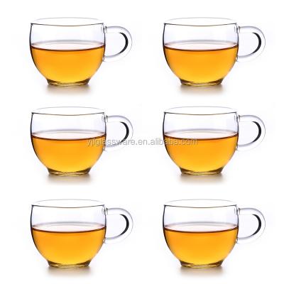 China Wholesale Price 100ml Viable Hot Selling Glass Mini Tea Cup Tea Glass for sale