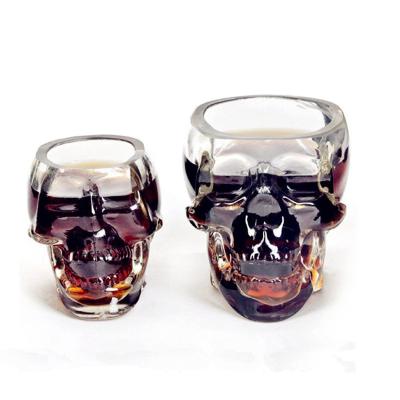 China Hot Selling Skull Candle Glass Jar Different Sizes Available From Europe Amazon Wholesale Price for sale