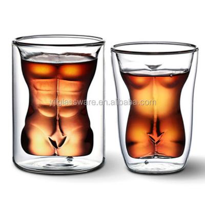 China Hot Sale Fancy Design 150ml Lead Free Glass Custom Shot Glass for sale