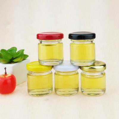 China Steamable Wholesale Price Hot Selling Small Glass Jar with Lid for Jam etc. honey for sale