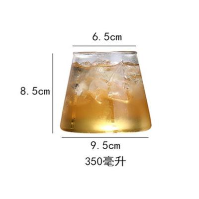 China Hot Selling Swollen Glass Lead Free Cocktail Glass Different Mouth Sizes Available Cups for sale