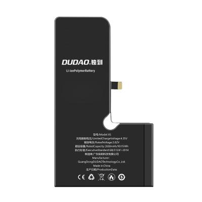 China Original Official Factory Wholesale CE DUDAO Cell Phone FCC Certified Cell Phone Rechargeable Battery For iPhone X iPhone XS Battery for sale