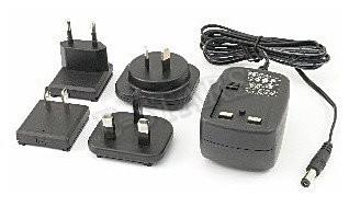 China 12W ac dc switching power adapter with universal AU, EU, USA, UK AC plug for sale