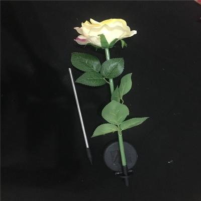 China Outdoor Used Decorative Rose Solar Flower Garden Light for sale