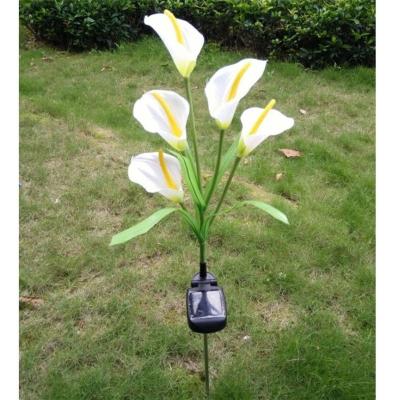 China Lily Flower Solar Power Lights Outdoor Used for sale