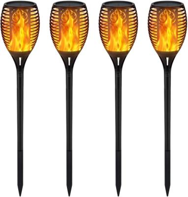 China Solar Torch Mini Outdoor Garden Path Torch Stake Lights for Landscape Patio Walkway Yard Driveway for sale